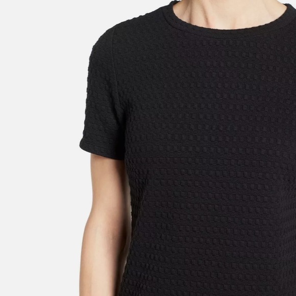 Michael Kors Short Sleeve Textured Grid Dress - Picture 3 of 14